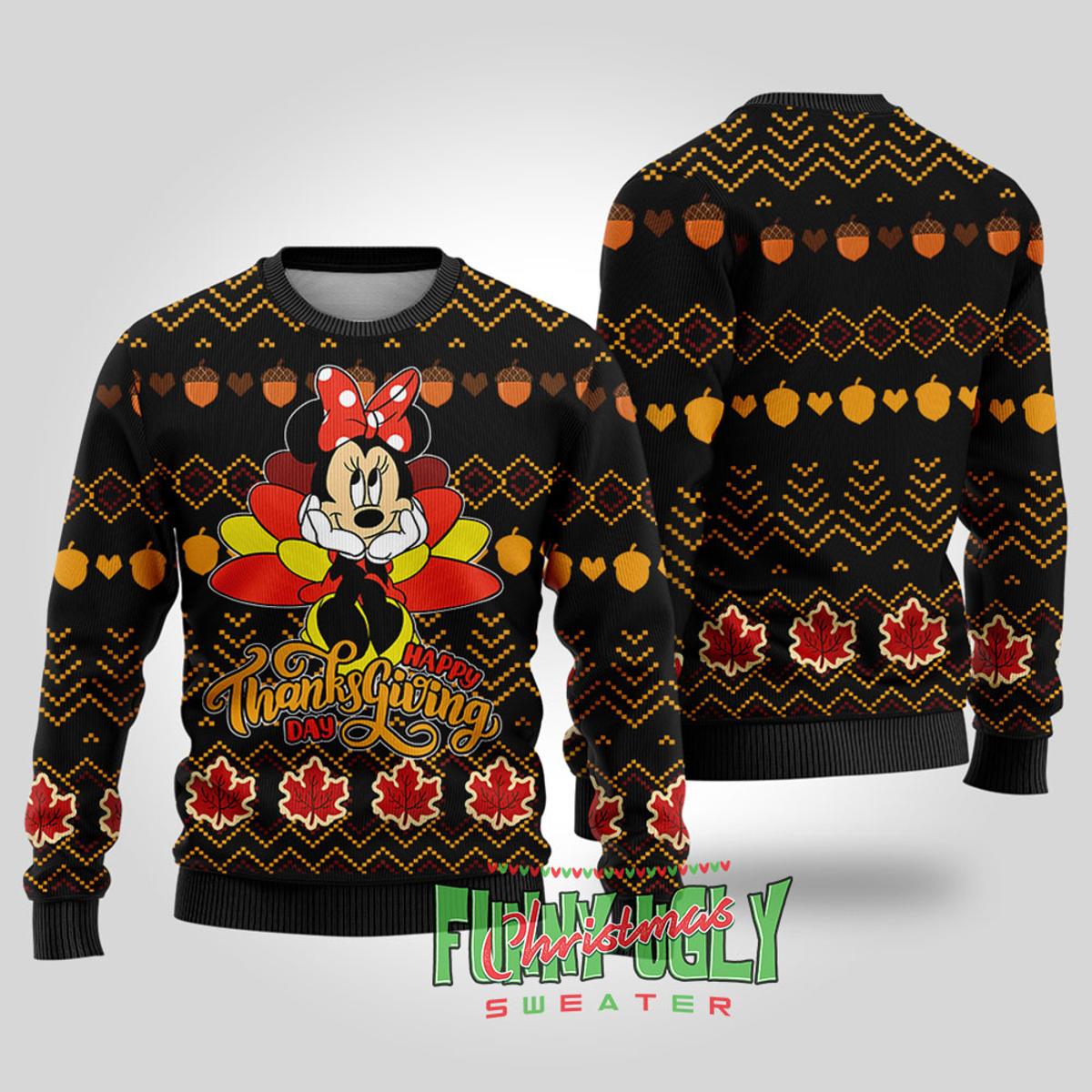 Disney Mickey Ugly Thanksgiving Sweaters