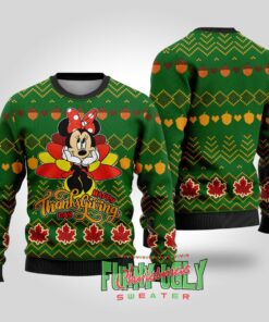 Disney Minnie Thanksgiving Ugly Sweaters