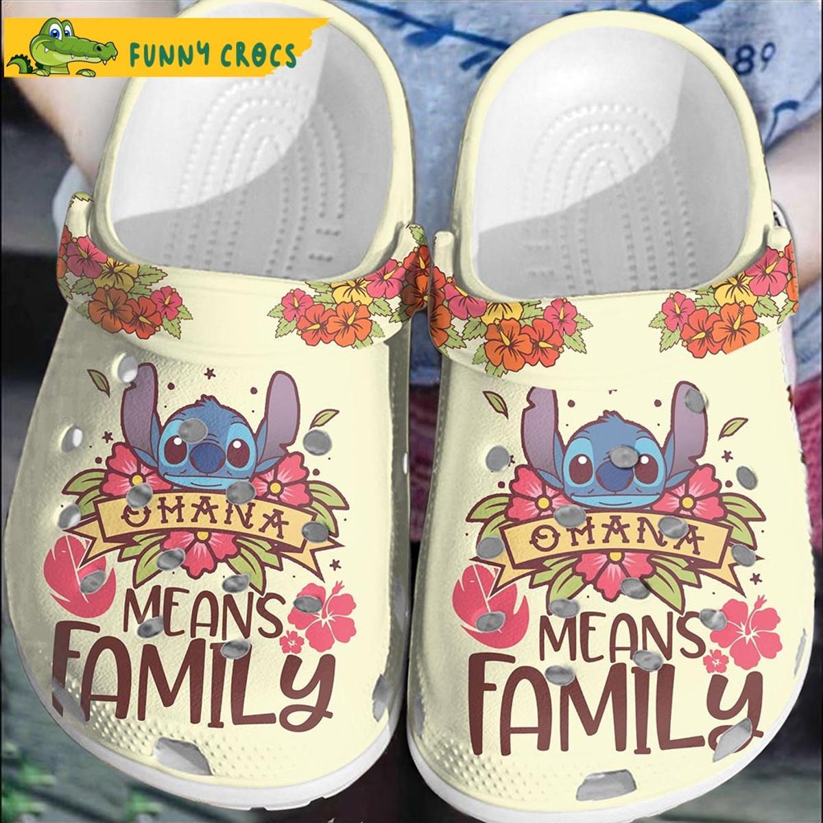 Custom Ohana Mlean Family Stitch Crocs Clog Slippers