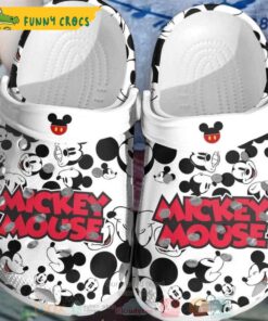 Disney Pattern Mickey Mouse Crocs Clog Shoes