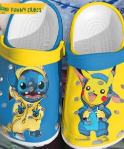 Disney Stich And Pikachu Pokemon Crocs Sandals