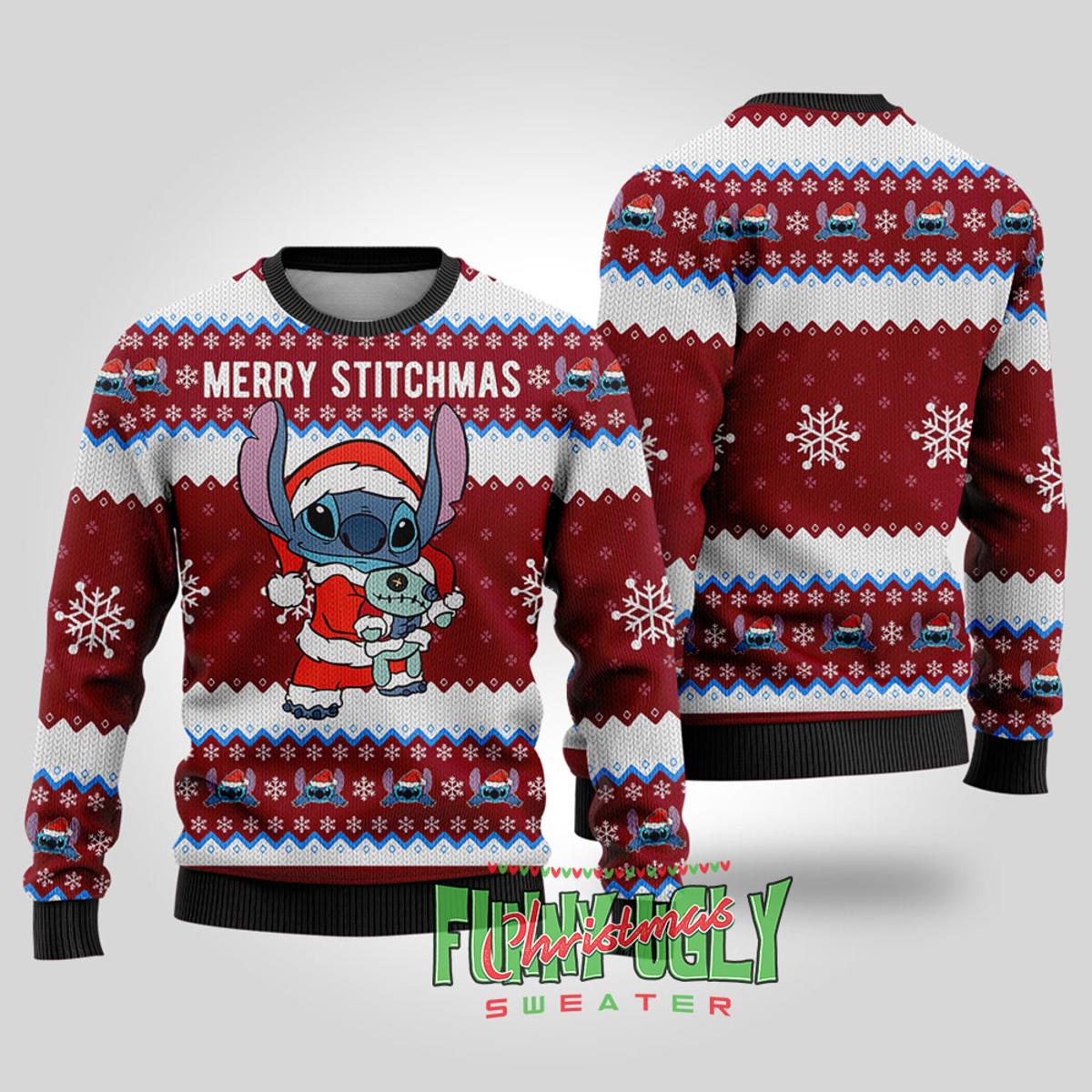 Disney Stitch Christmas Sweaters