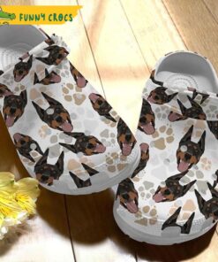 Doberman Lovely Dog Crocs Sandals