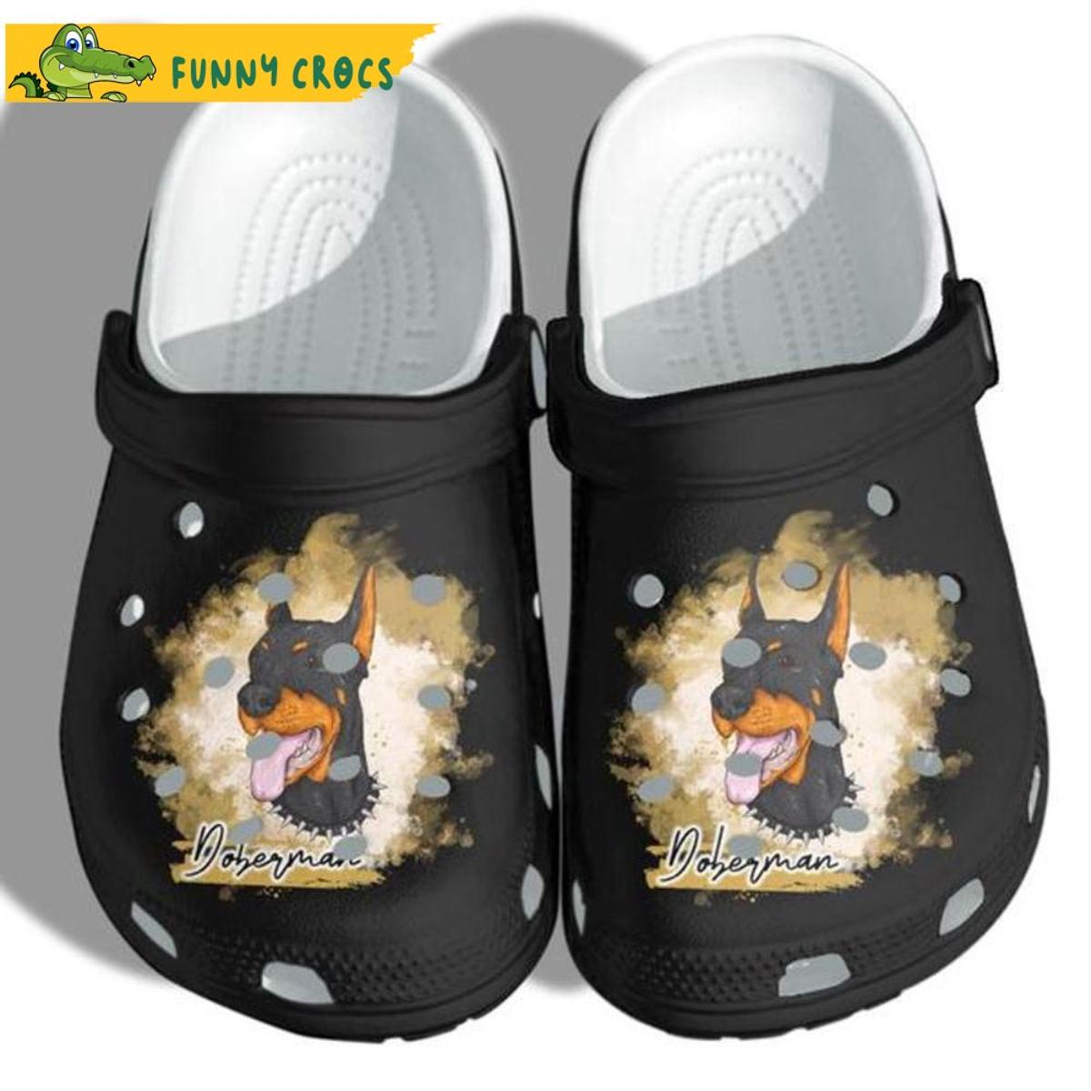 Doberman Gifts For Lovers Dog Crocs Clog Shoes