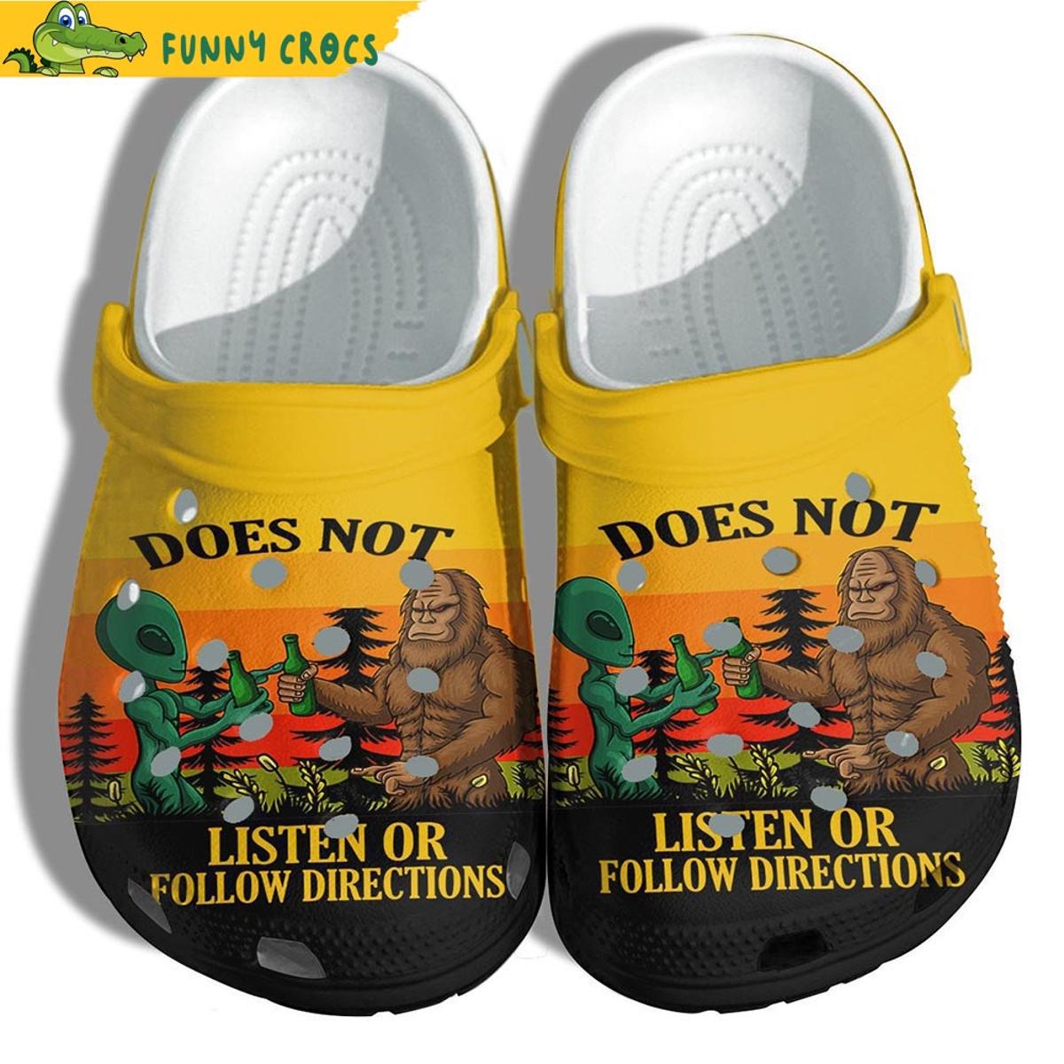 Custom I Hate People Bigfoot Crocs