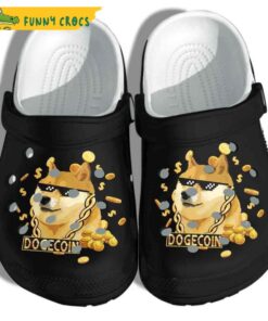 Dogecoin For Mens And Womens Dog Crocs Clog Shoes