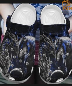 Dragon Thunder And Wolf Crocs Slippers