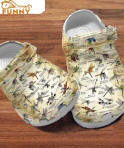 Dragonflies Of The World Dragon Crocs Slippers