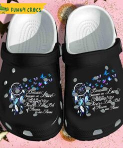 Dreamcatcher And Butterfly Crocs Sandals