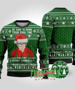 Drink Your Ovaltine A Christmas Story Funny Sweater