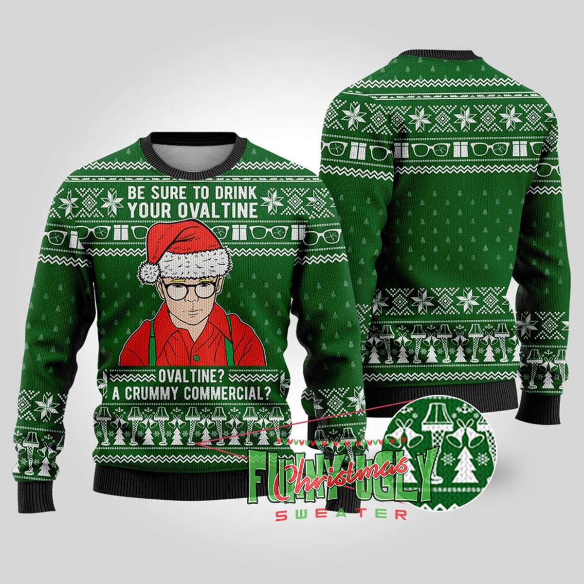 The Bell Rang A Christmas Story Funny Sweater