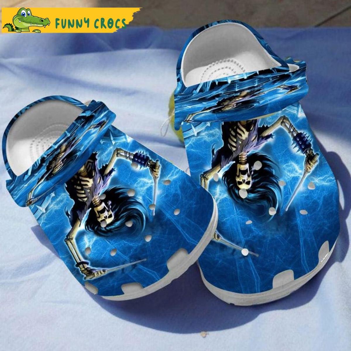 Funny Skull With Cactus Crocs , Skull Gifts