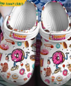 Dunkin Donut Crocs Clog Slippers