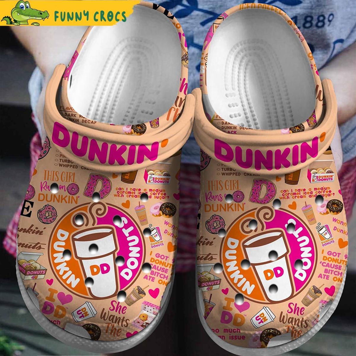 Dunkin Donuts Crocs Clog For Men Women