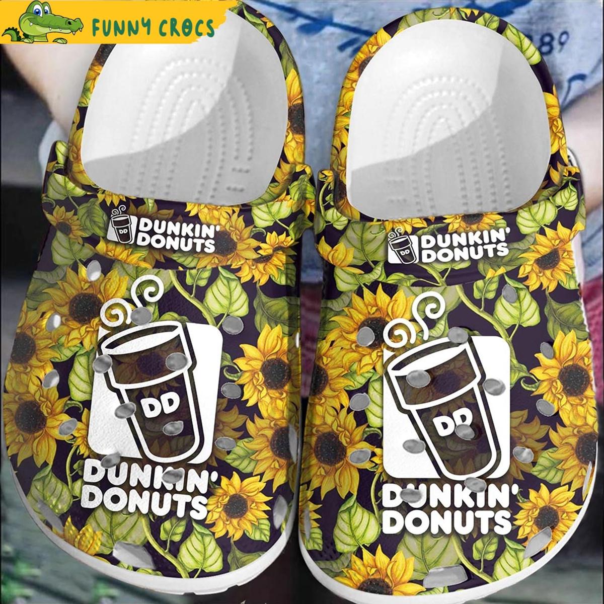 Dunkin Donuts Logo Crocs Clog Slippers