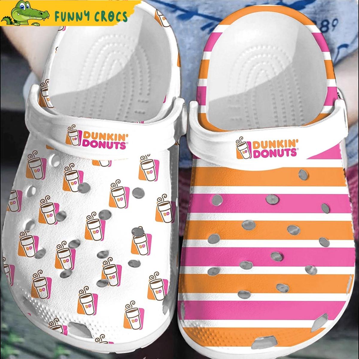 Dunkin Donuts Logo Crocs Clog Slippers