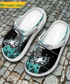 Philadelphia Eagles Skull Crocs Clog Shoes