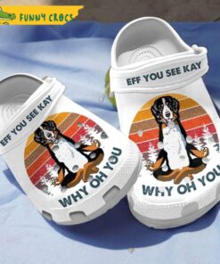 Personalized Bernese Mountain Gifts Crocs Shoes