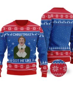 Elf Christmas Got Me Like Funny Ugly Christmas Sweaters