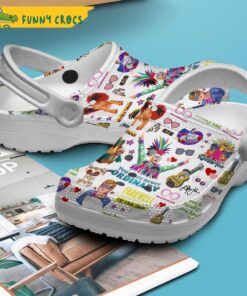 Elton Jonh Music Pattern Crocs Sandals