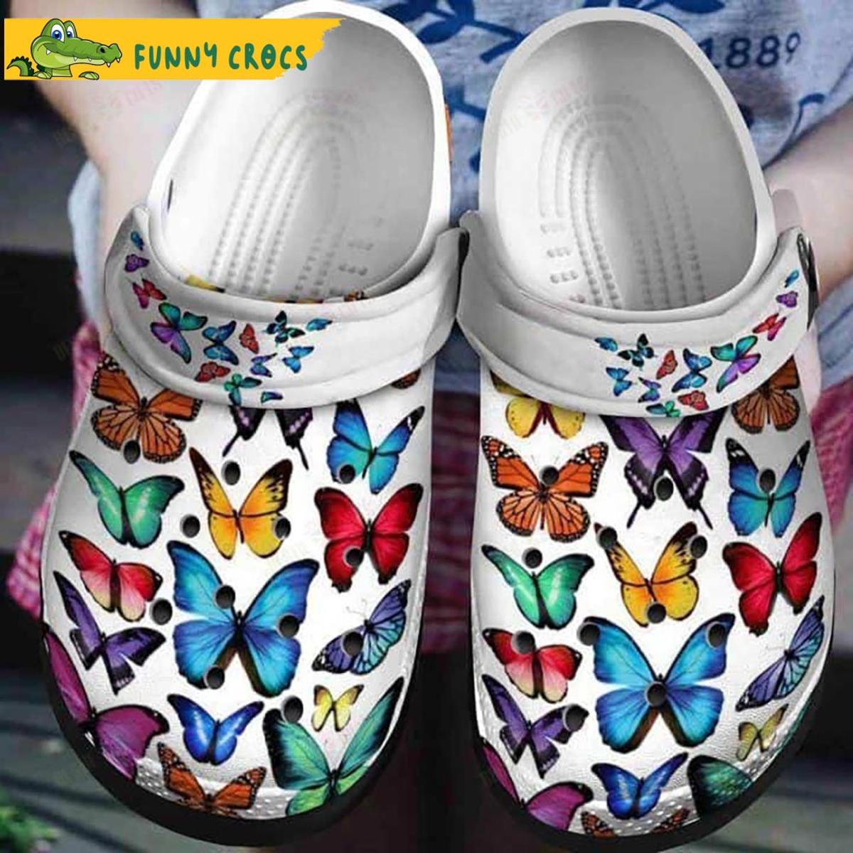 Ethereal Elegance Unleash Your Style With Butterfly Crocs Slippers