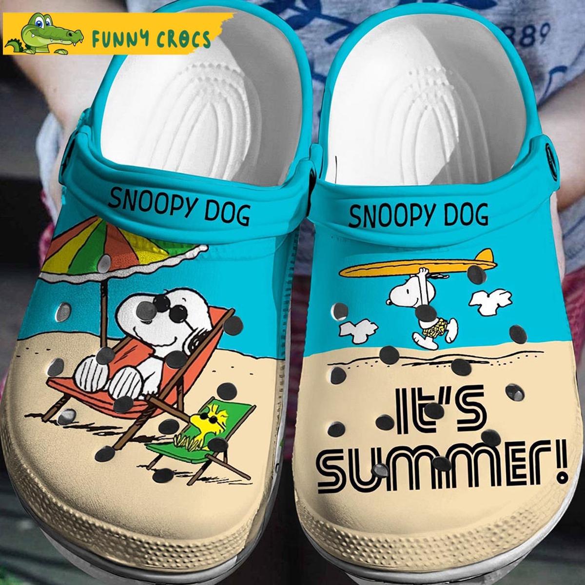 Personalized Sunflowers Snoopy Crocs Shoes