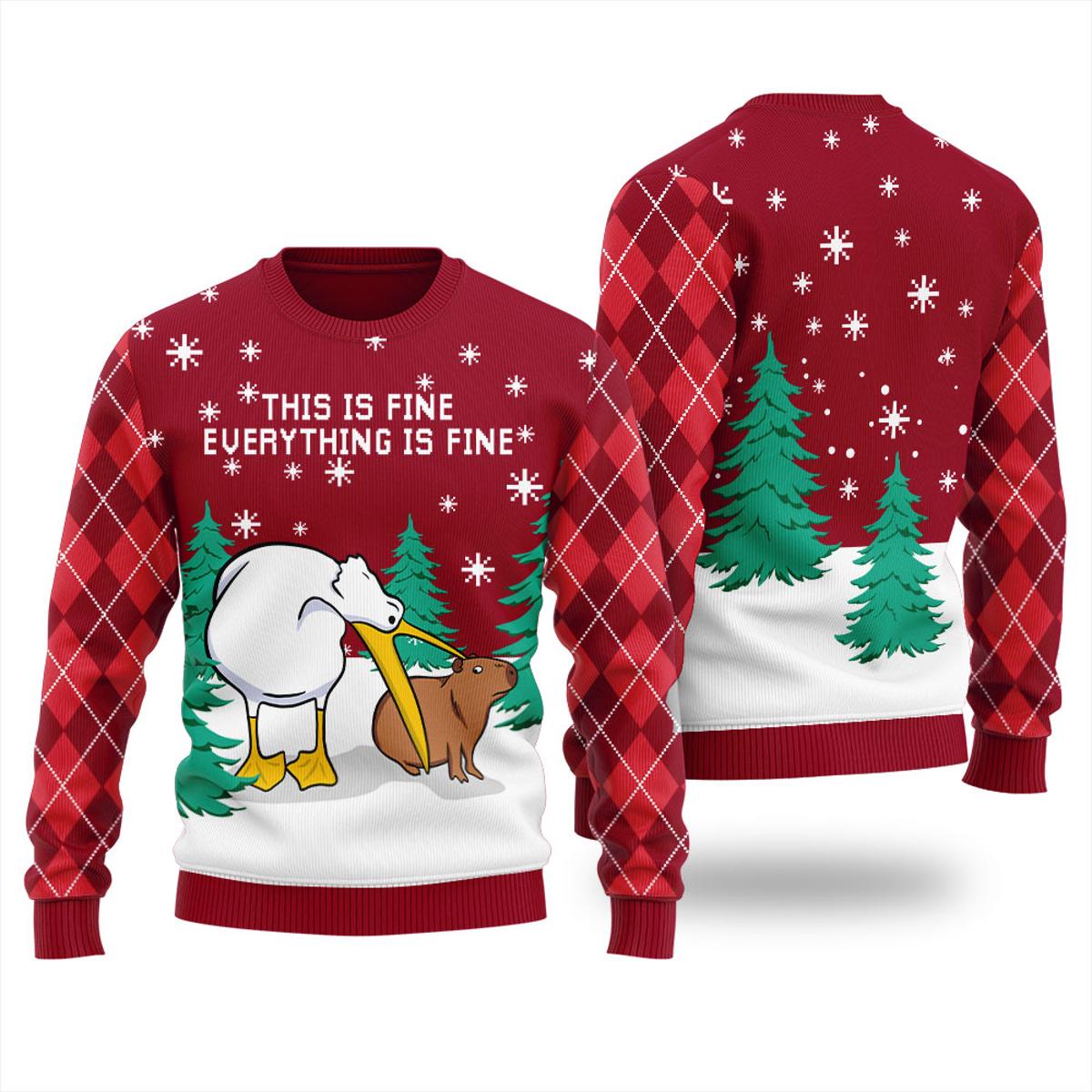 Horror Halloween Ugly Sweater