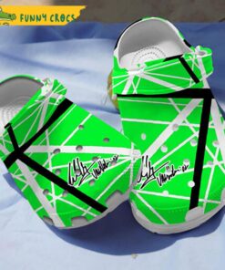 Evh Green Guitar Crocs Clog Slippers