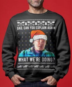 Explain Again National Lampoon Womens Ugly Christmas Sweater