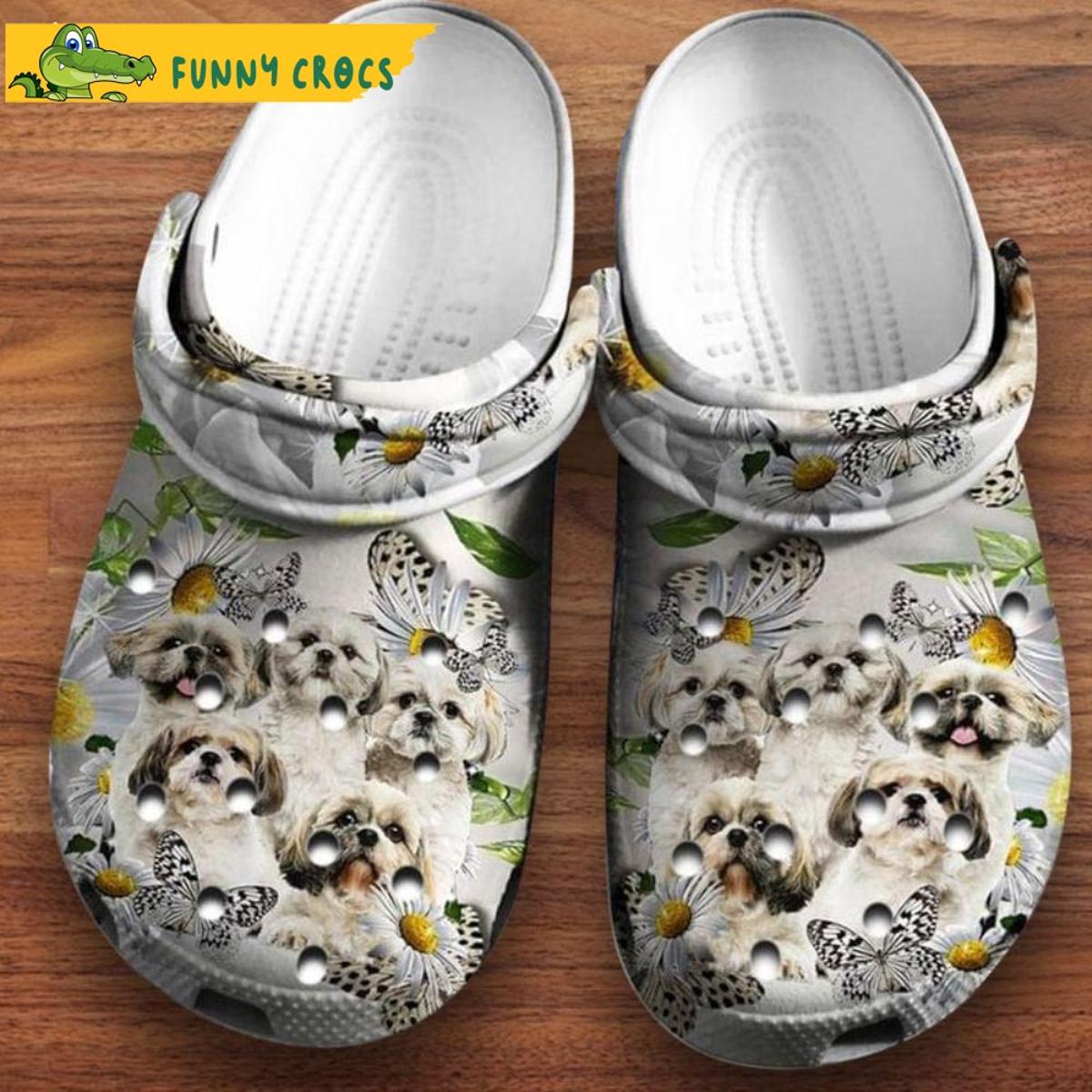 Customized Mastiff Dog Hibiscus Crocs Sandals