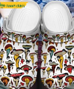 Hippie Mushroom Crocs Shoes