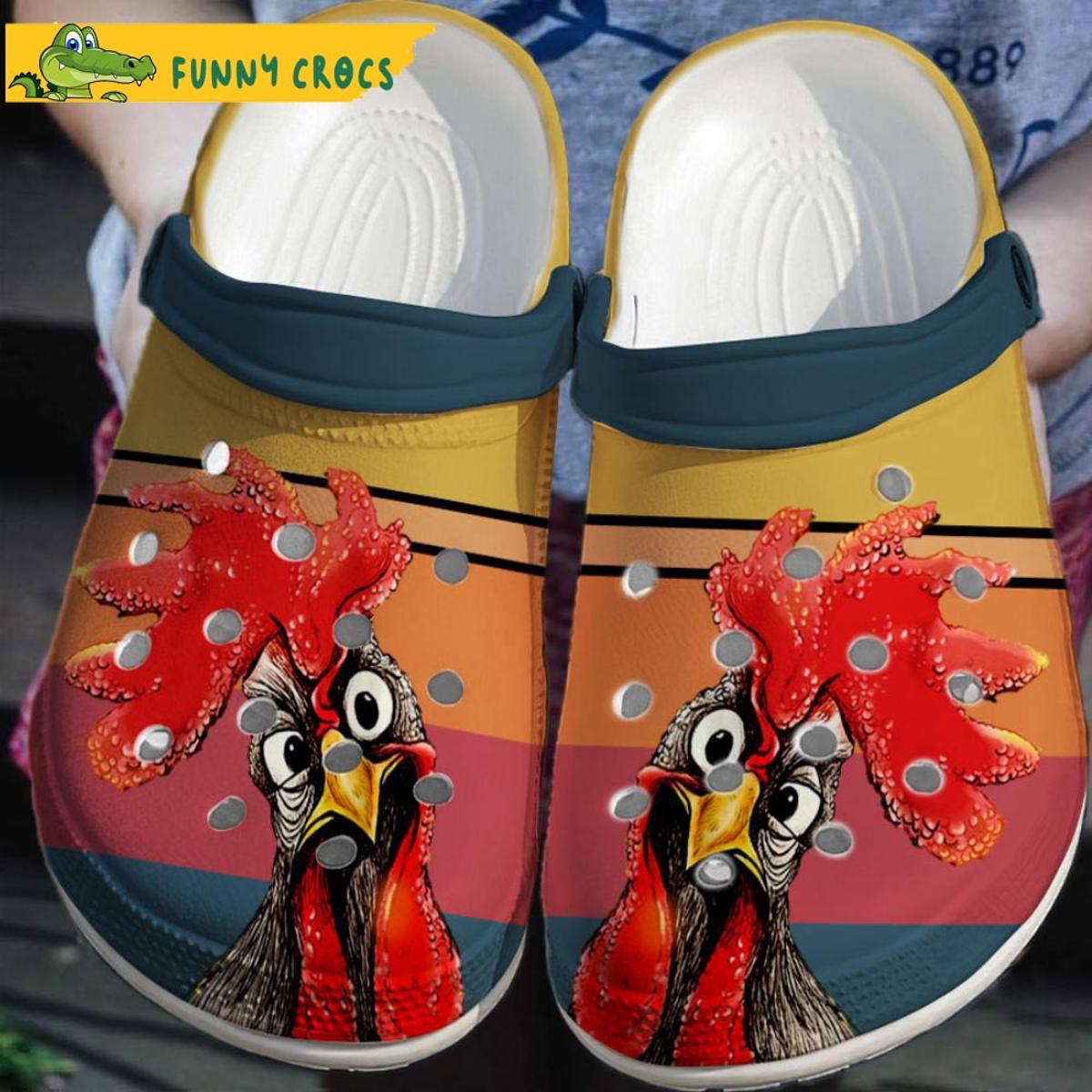 Farm Chicken Crocs Clog Shoes