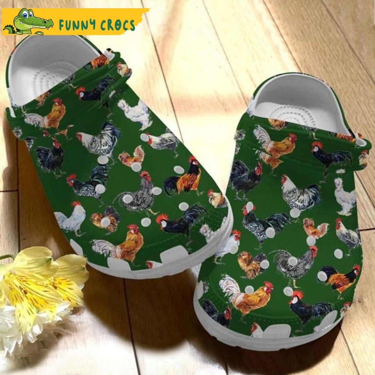 Farmhouse Rooster Chicken Crocs Sandals