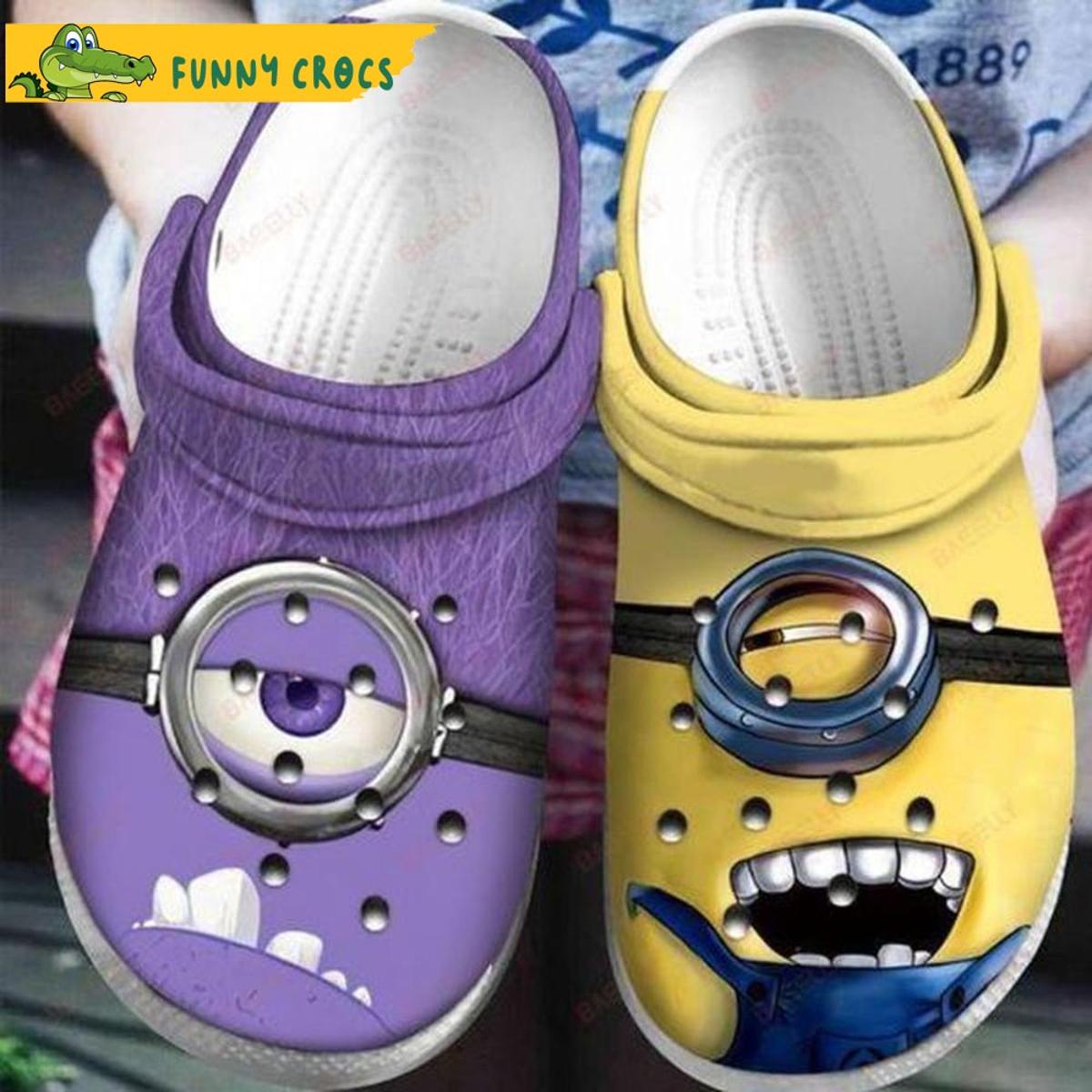 Custom The Rise Of Gru Minion Crocs Sandals