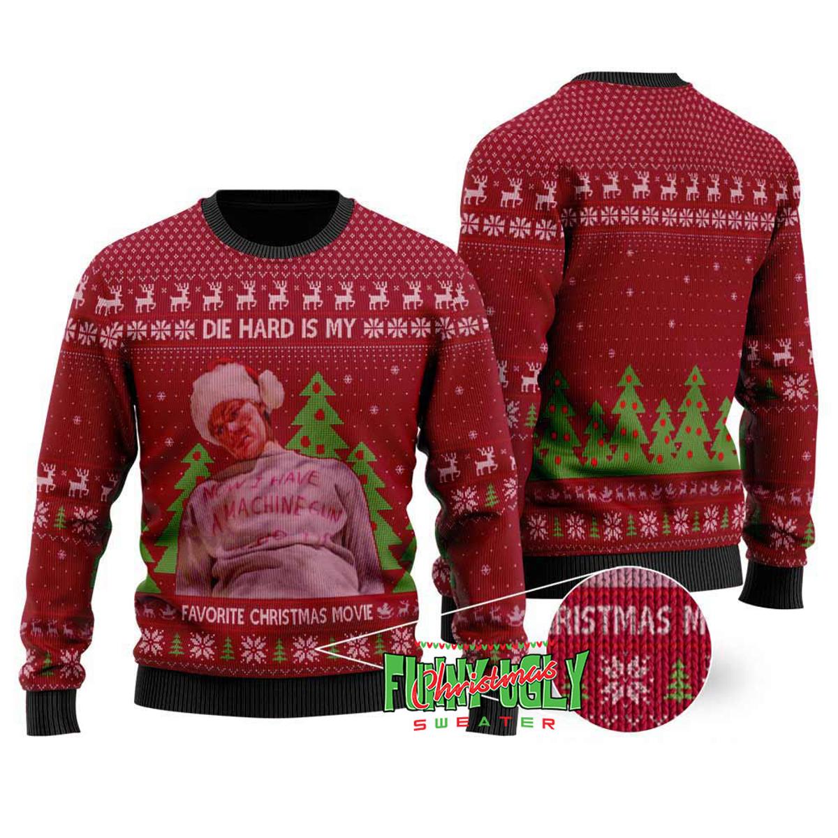 Resting Grinch Ugly Sweater