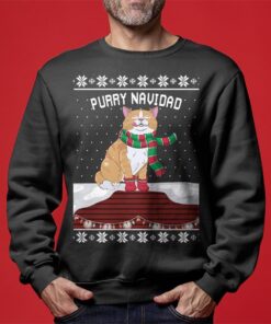 Feliz Navidad Cat Christmas Sweater