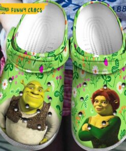 Fiona And Shrek Crocs Shoes