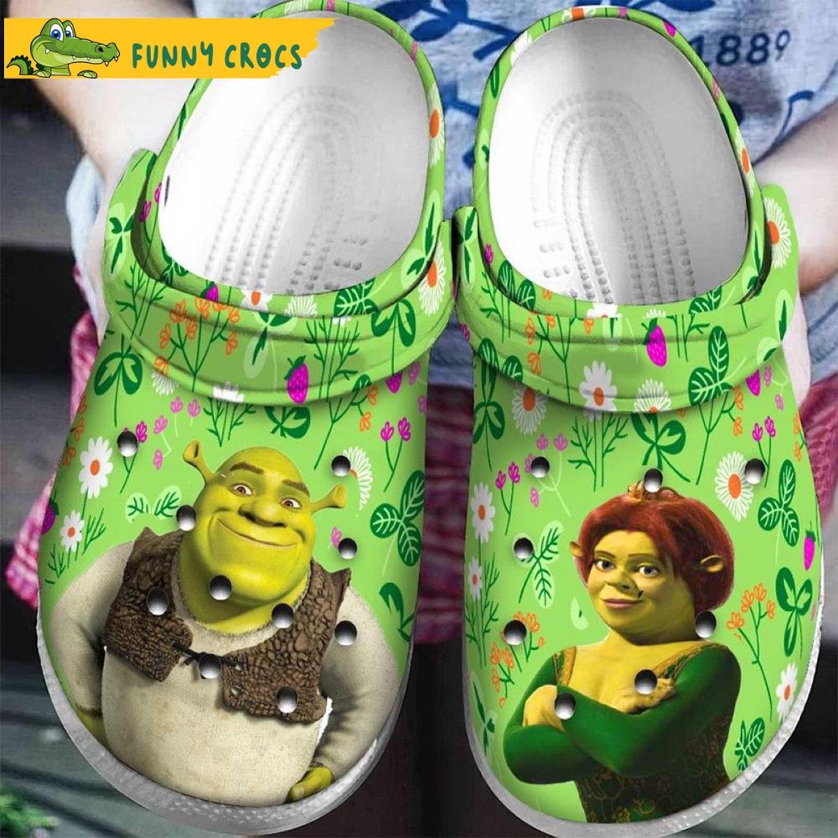 Halloween Shrek Crocs Clog Shoes