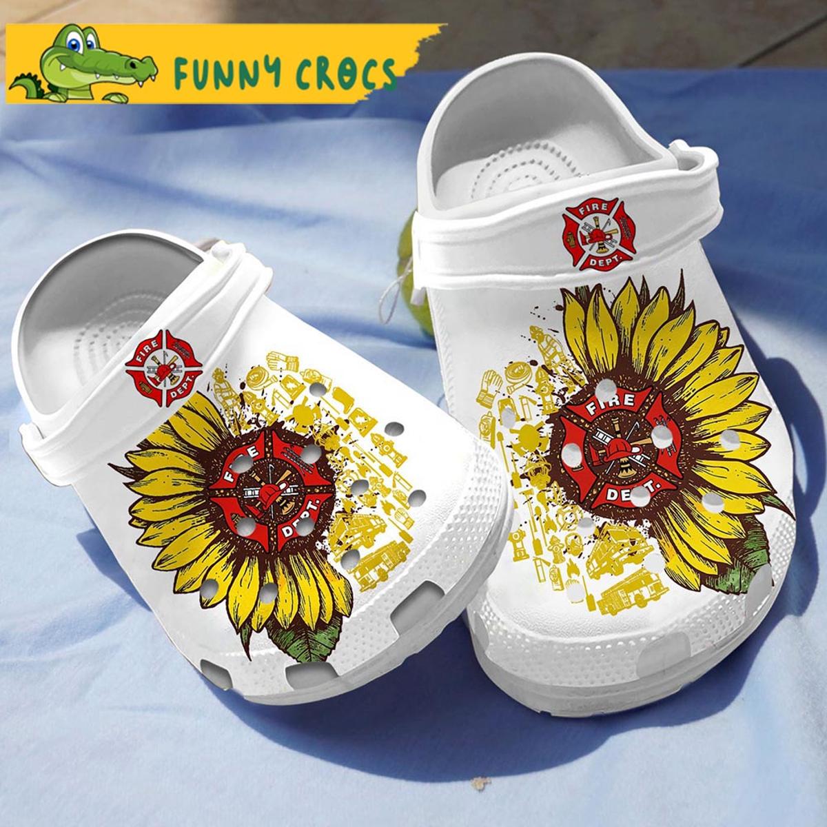 Breast Cancer Sunflower Gifts Crocs Slippers