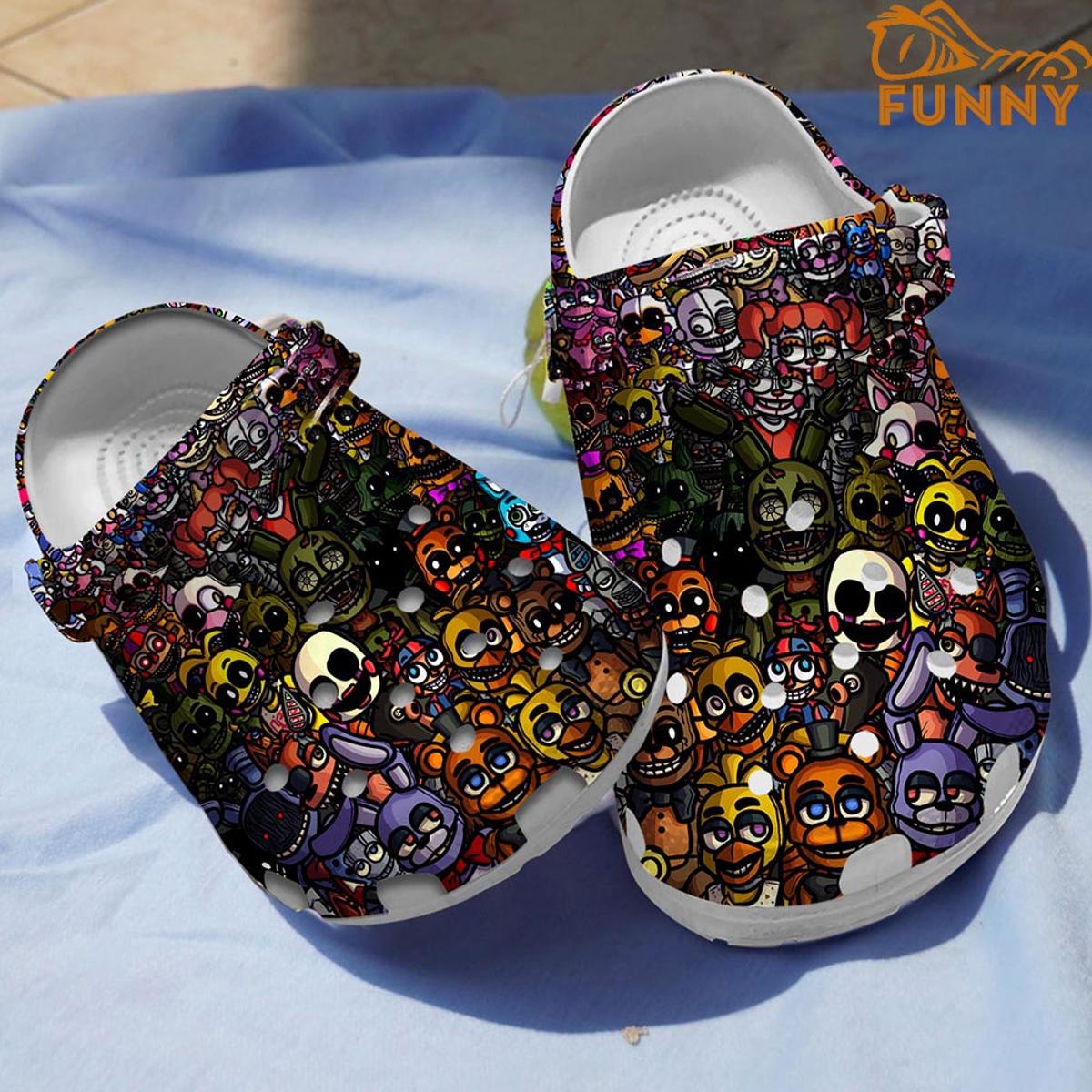 Friends Pattern Insulated Crocs Clog Shoes