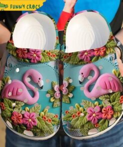 Flamingo Clay Crocs Sandals