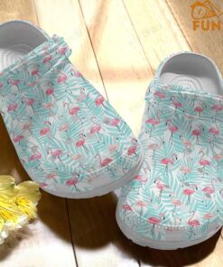 Flamingo Summer Fruits Pink Crocs Sandals