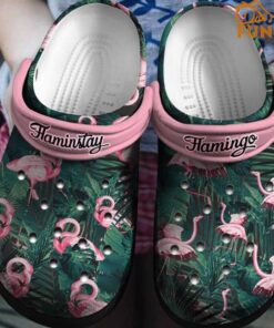 Flaminstay Beauty Jungle Flamingo Crocs Clog