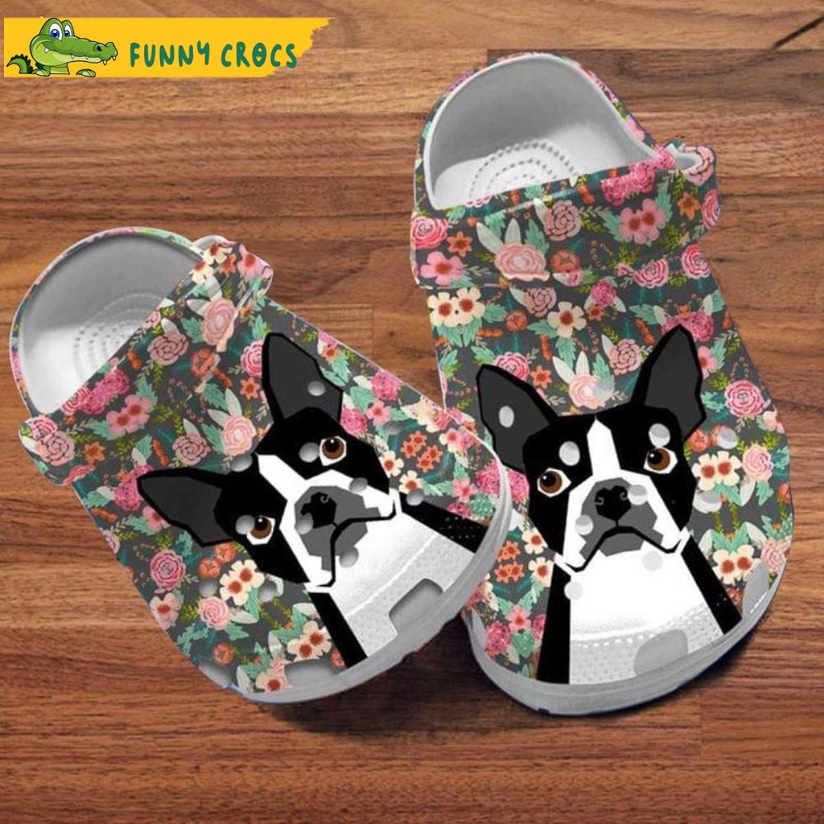 Boston Terriers Happy Mom Dog Crocs Clog Shoes