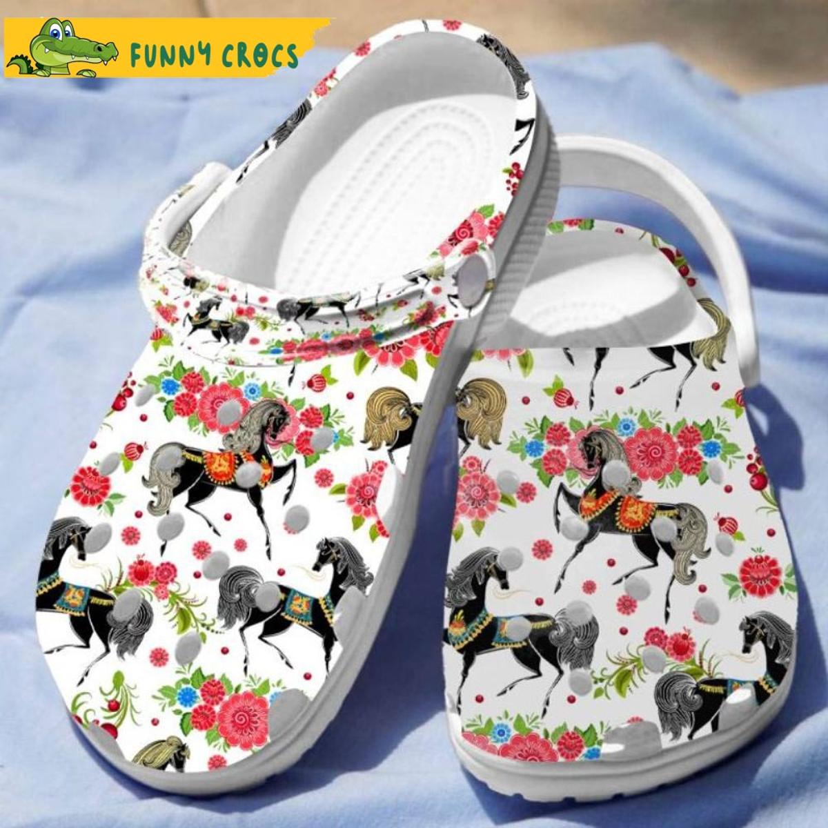 Funny Farmer Horses Birthday Crocs Slippers