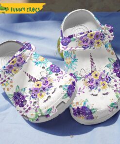 Baby Unicorn Crocs Clog Slippers