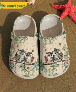 Flowers Owl Crocs Classic