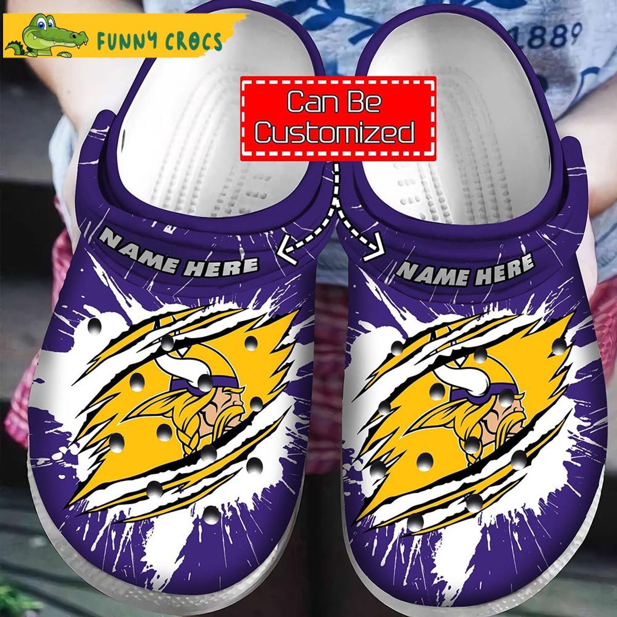 Minnesota Vikings Crocs Shoes By Crocs Shoes