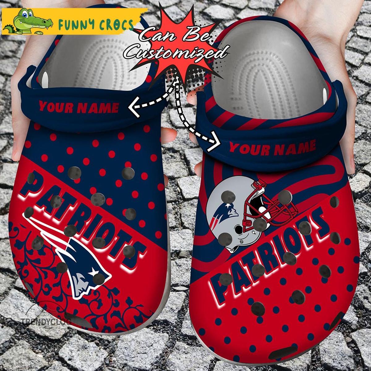 New England Patriots Crocs Clog Slippers