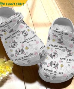 French Bulldog Crocs Sandals